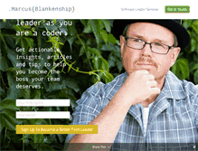 Tablet Screenshot of marcusblankenship.com
